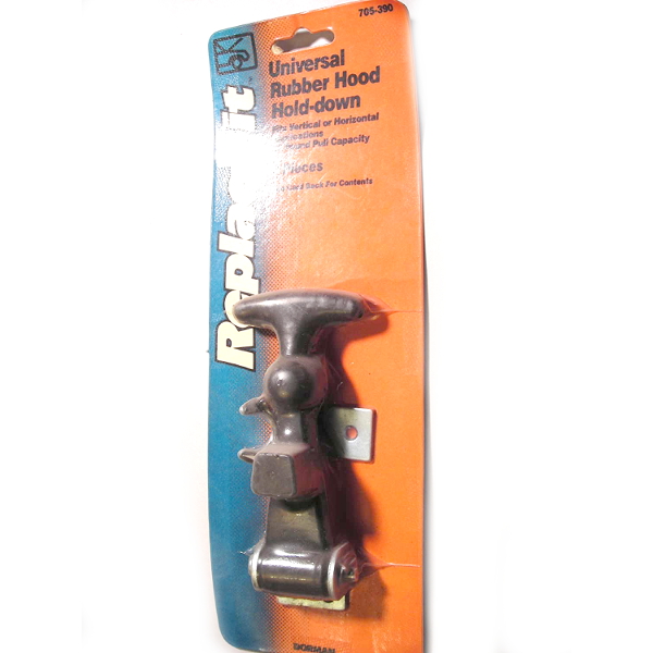 Dorman ReplaceIt 705390 UNIVERSAL RUBBER HOOD HOLD DOWN Rare Tool