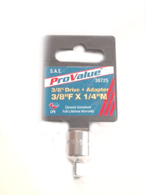 ProValue 3/8" Drive 1/4" Male Adapter 30725